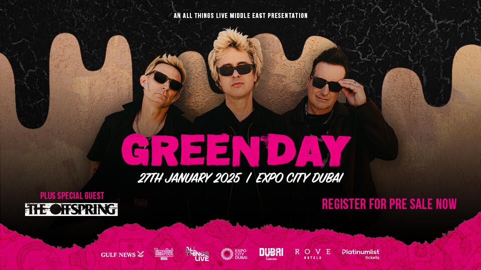 Green Day 2025 Live in Dubai